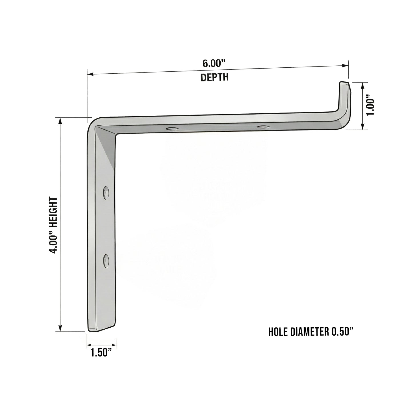 Steel Z-Brackets (Heavy-Duty)