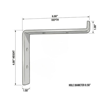 Steel Z-Brackets (Heavy-Duty)