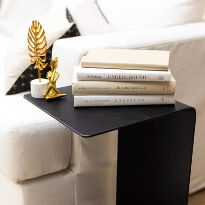 Modern Minimalist Metal C Shape Side Table