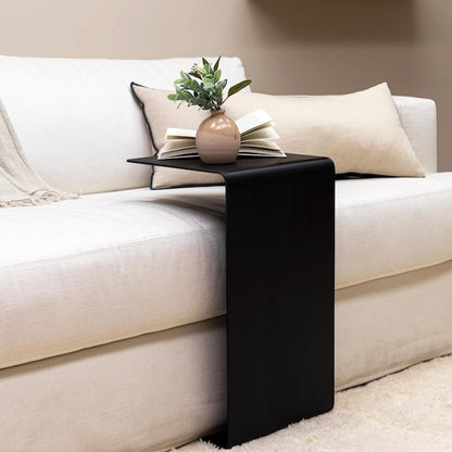 Modern Minimalist Metal C Shape Side Table