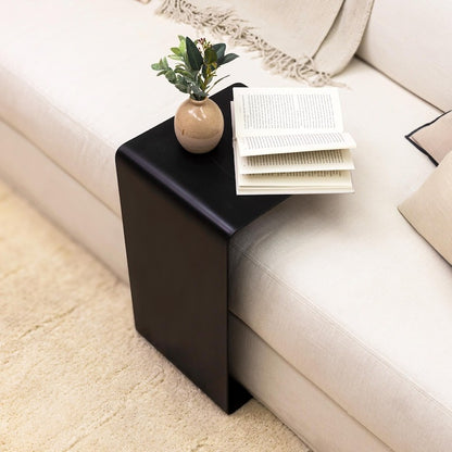Modern Minimalist Metal C Shape Side Table