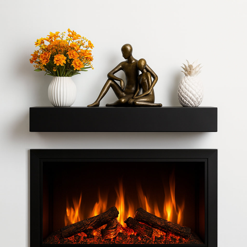 Modern Steel Mantel