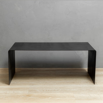 Modern Black Metal Coffee Table – Sleek & Minimalist Design