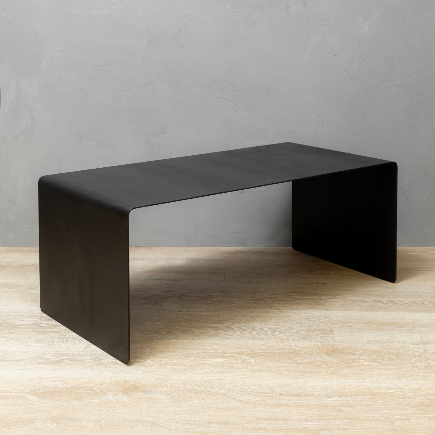 Modern Black Metal Coffee Table – Sleek & Minimalist Design