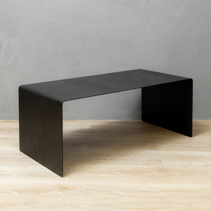 Modern Black Metal Coffee Table – Sleek & Minimalist Design